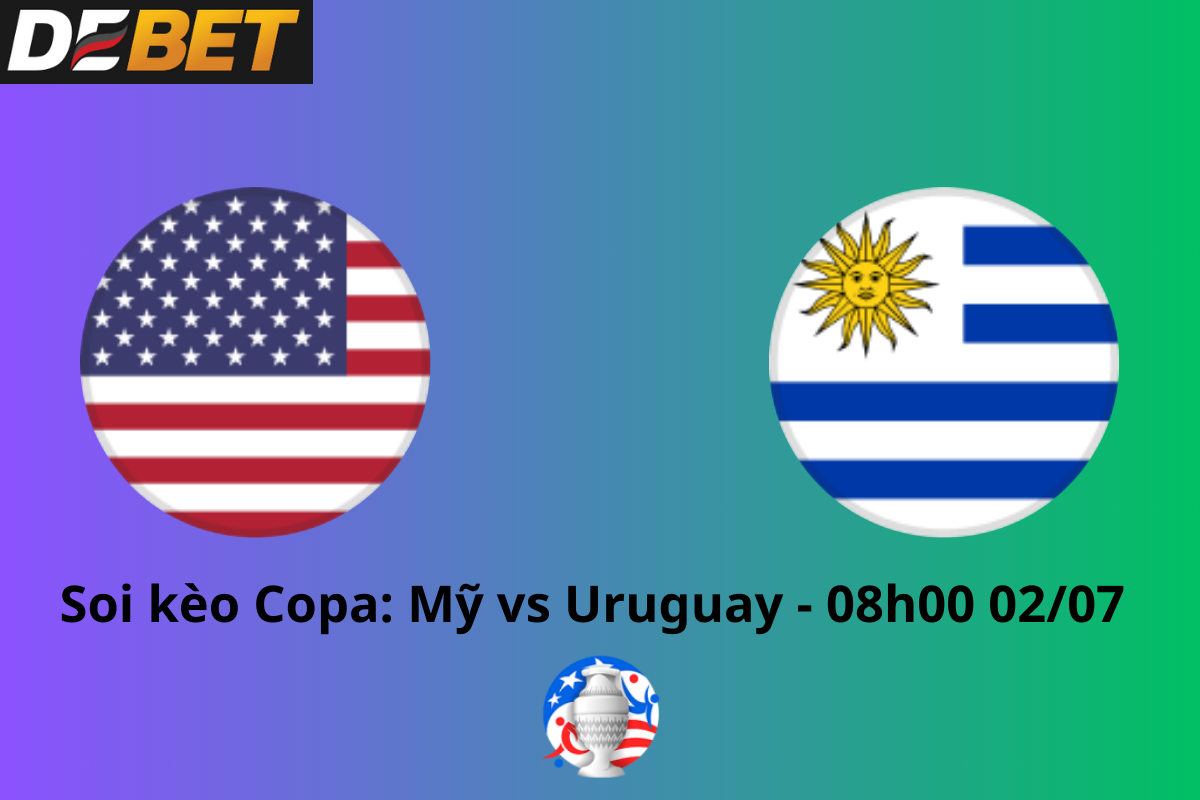 Soi kèo Mỹ vs Uruguay 08h00 ngày 02/07/2024 – Copa America 2024