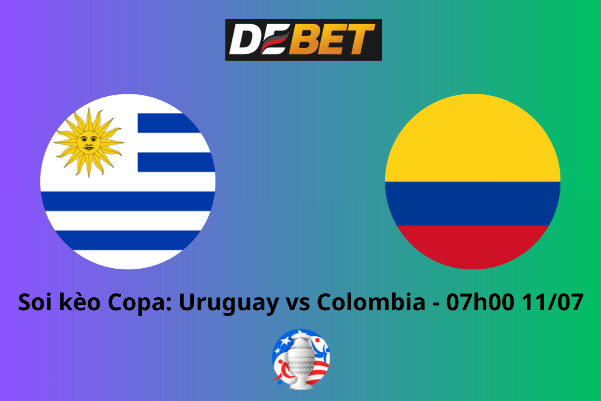 Soi kèo Uruguay vs Colombia 07h00 ngày 11/07/2024 – Copa America 2024