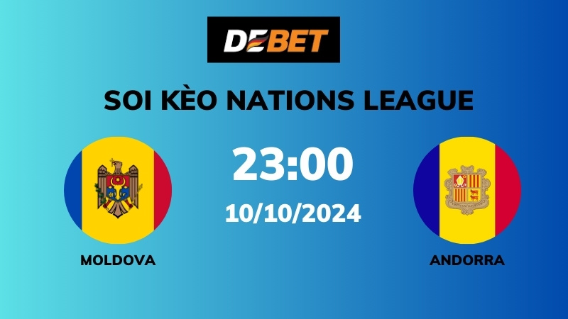 Soi kèo Moldova vs Andorra – 23h00 – 10/10 – Nations League